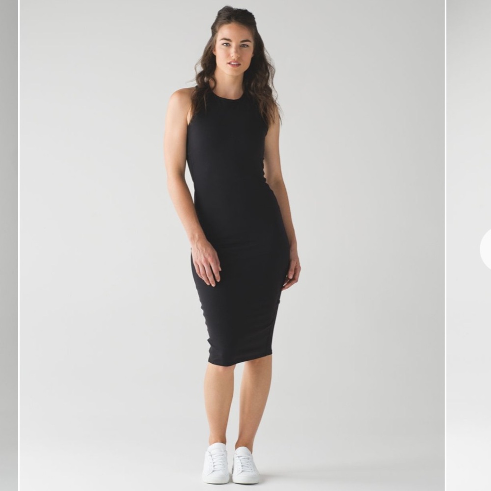 lululemon athletica Black Midi Dress